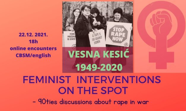 Online razgovor o feminističkim raspravama iz 90tih o silovanju u ratu