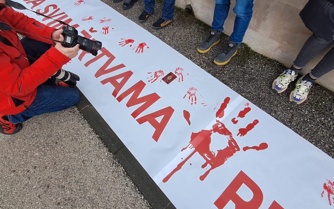 Akcija “Solidarnost sa svim žrtvama represivnog sustava u Srbiji” održana u Zagrebu i Vukovaru