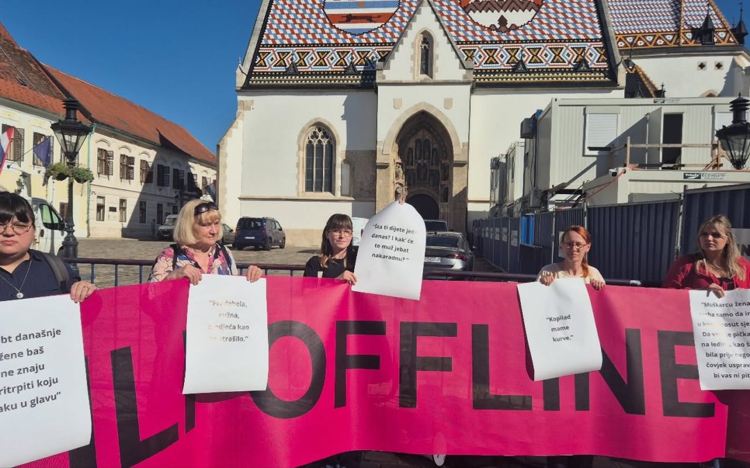 ONLINE ILI OFFLINE – NASILJE JE NASILJE! – u Zagrebu predani zahtjevi Vladi RH za hitne izmjene zakona