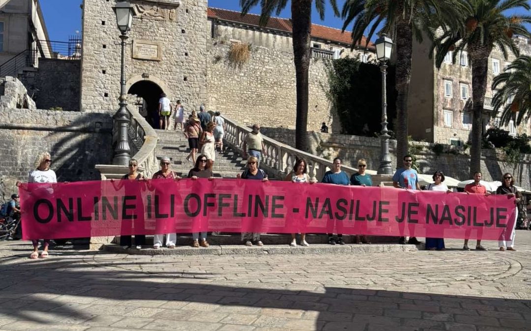 Akcija “ONLINE ILI OFFLINE – NASILJE JE NASILJE” u Korčuli