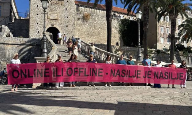 Akcija “ONLINE ILI OFFLINE – NASILJE JE NASILJE” u Korčuli