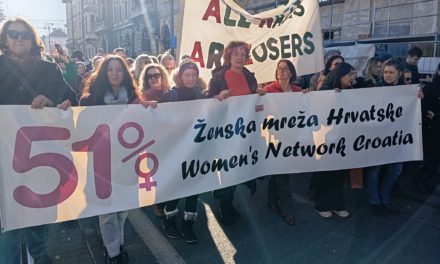Ženska mreža Hrvatske sudjeluje u prosvjedu protiv fašizma