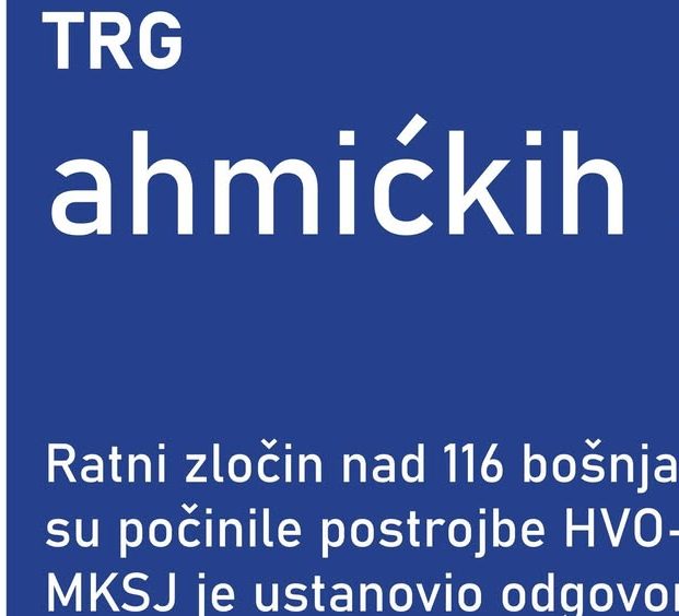 Javna akcija i tribina „Ahmići 32 godine kasnije: Ne u naše ime“